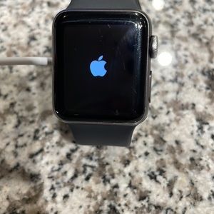Apple Watch Series 3 (GPS) 38mm Aluminum Case with Black Sport Band - Space Gray